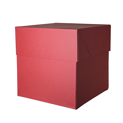 Scatola mini box surprise rosso 30x30cm