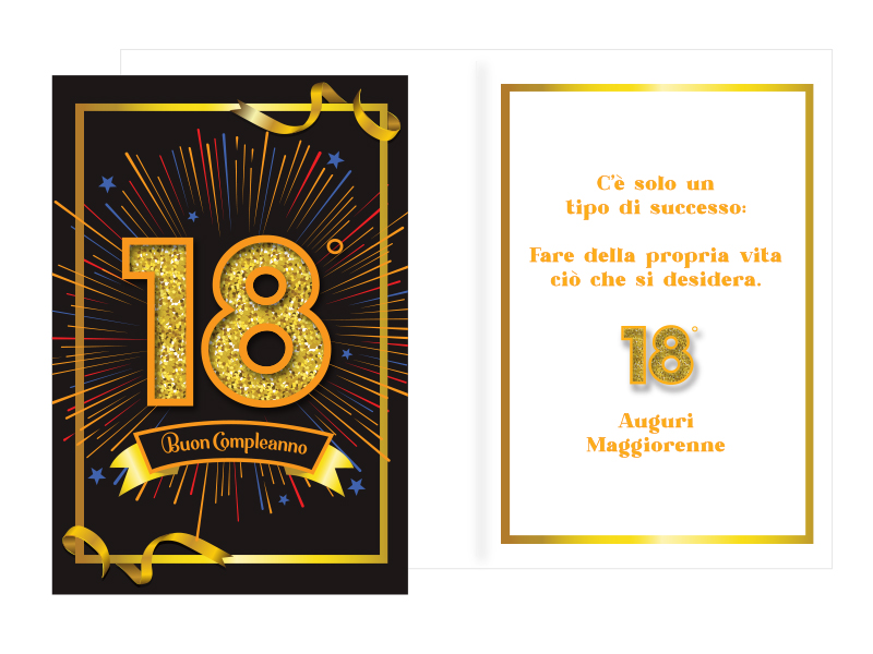 Bigliettini per diciottesimo compleanno, Auguri per i 18 anni da stampare  gratis. Biglietti Divertenti e Spi…