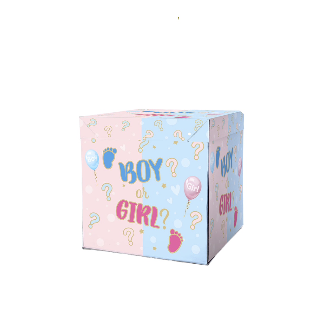 Box Surprise Baby Shower Grande 50 x 50 x 50 - Parole di Carta